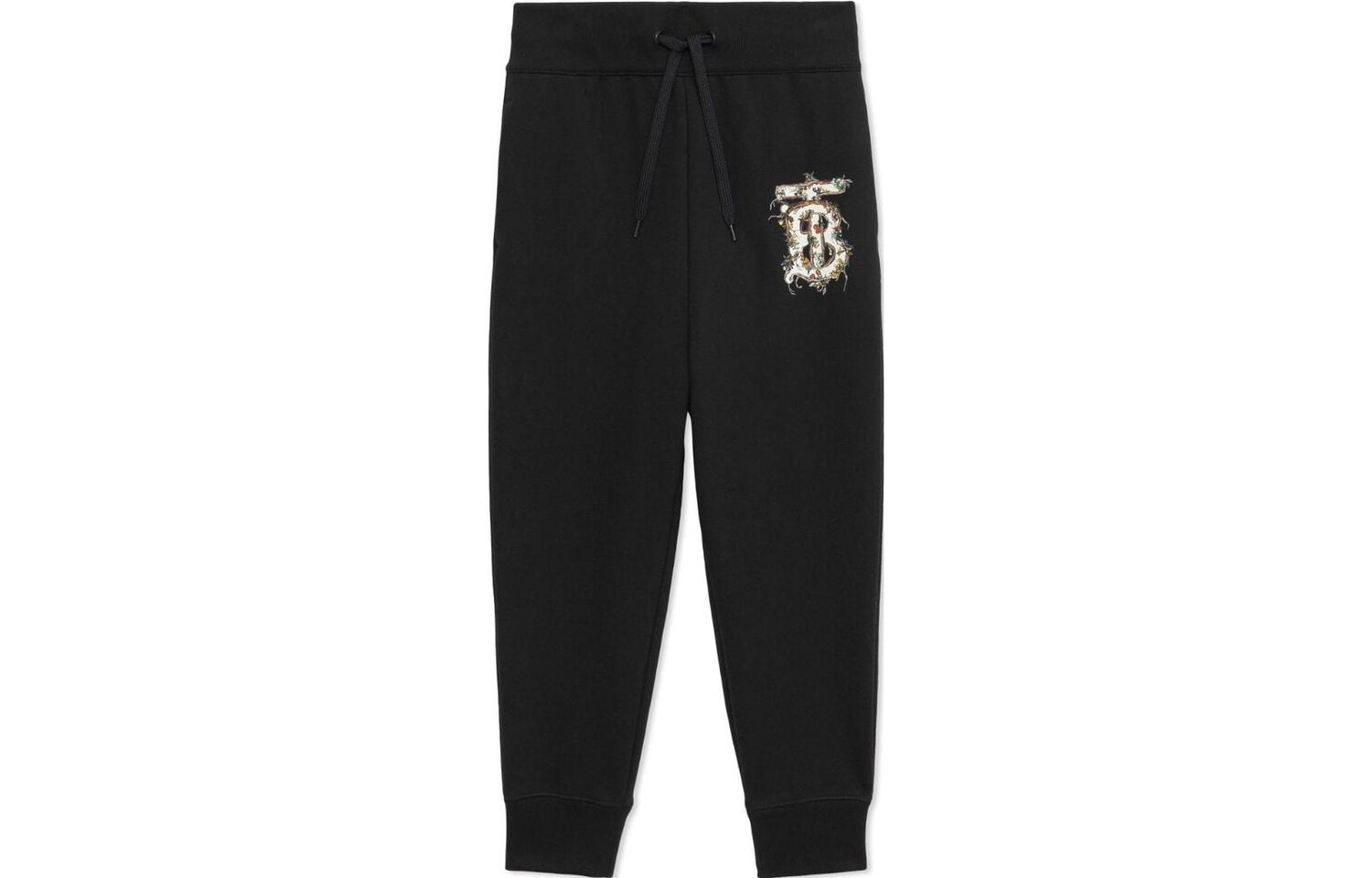 

Детские трикотажные спортивные штаны Burberry, цвет Black