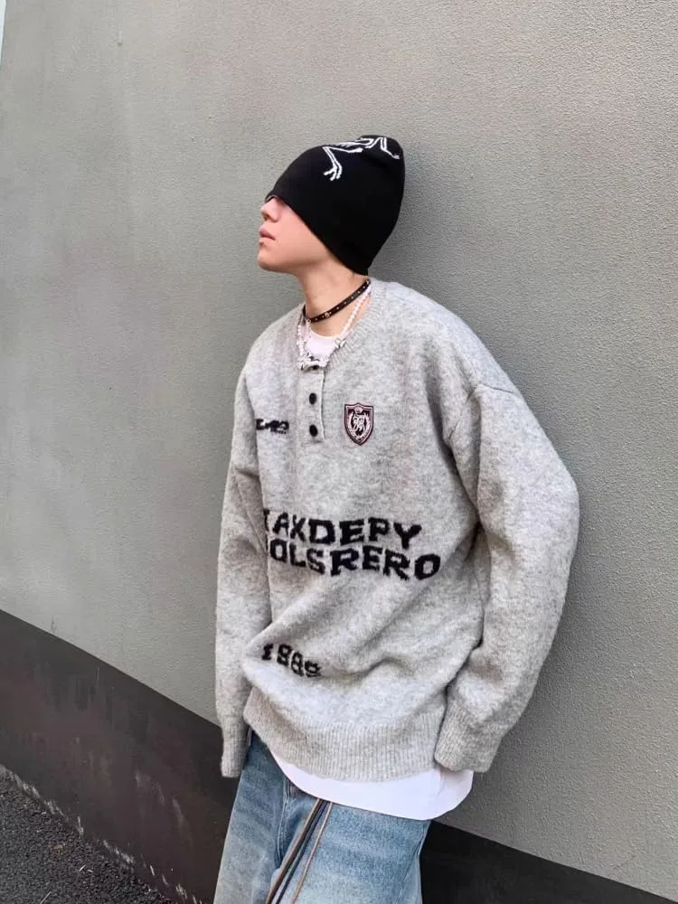 

Свитер оверсайз с принтом Unisex Insarue