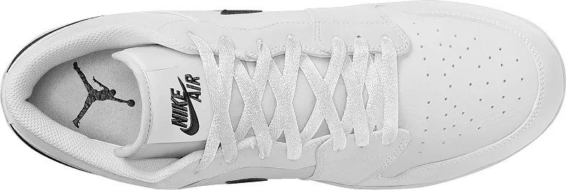 Мужские бейсбольные бутсы Nike Jordan 1 Retro MCS, белый/черный/белый — фото 4