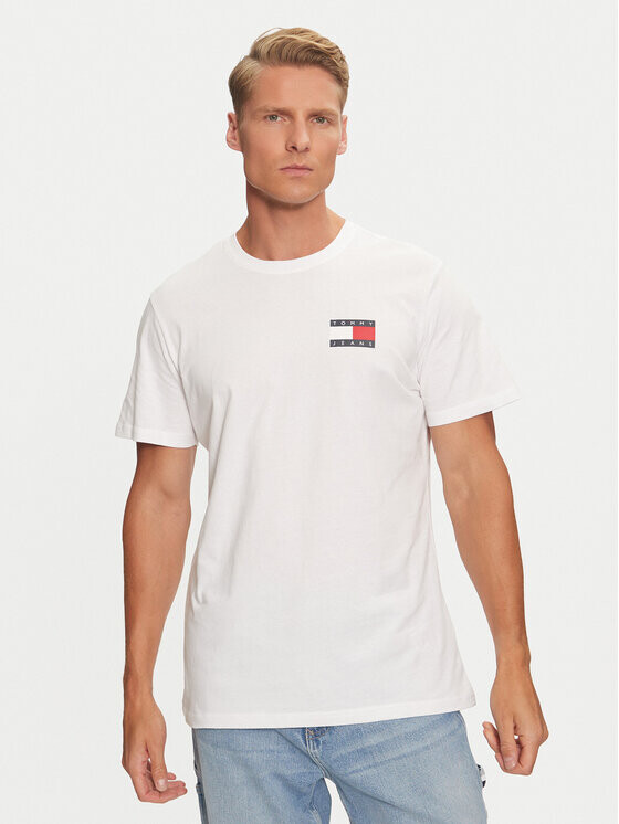 

Футболка узкого кроя Tommy Jeans, белый