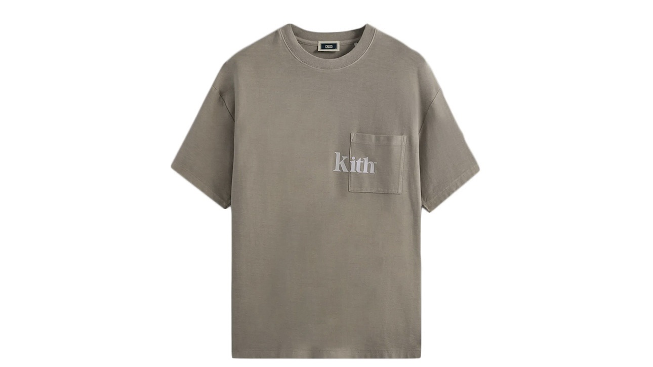 

Мужская футболка KITH с принтом Quinn Pyrite, зеленая