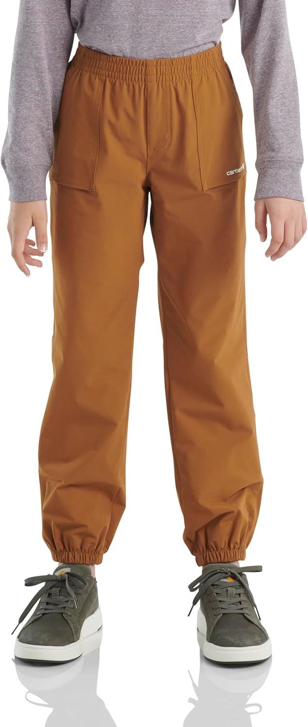 

Carhartt детские CK9481 Rugged Flex свободные спортивные брюки-джоггеры - для девочек, Carhartt Brown