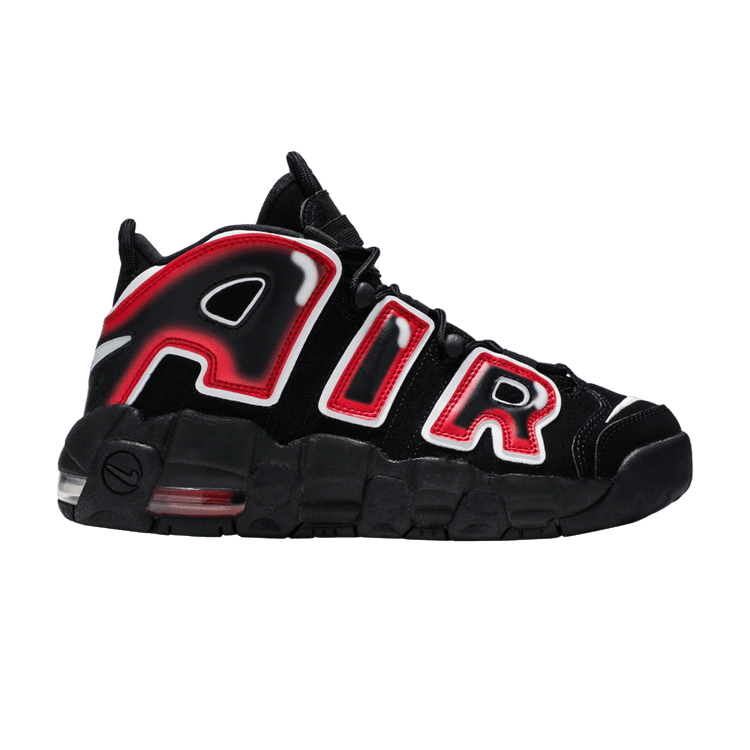 

Кроссовки Nike Air More Uptempo 96 BG 'Laser Crimson', черный