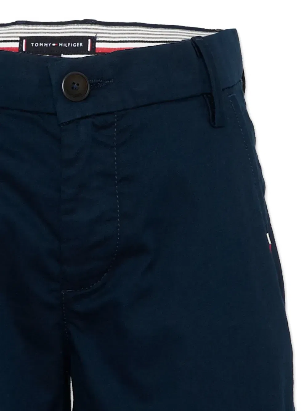 Шорты-чинос Essential с нашивкой-логотипом 1985 года Tommy Hilfiger Junior, синий — фото 4