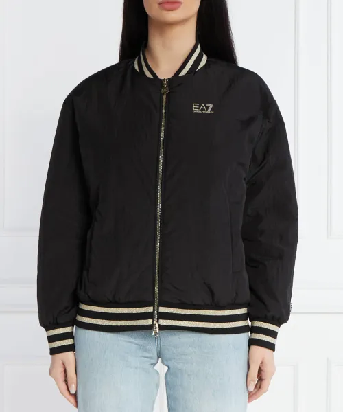 

Бомбер Regular fit Ea7, черный