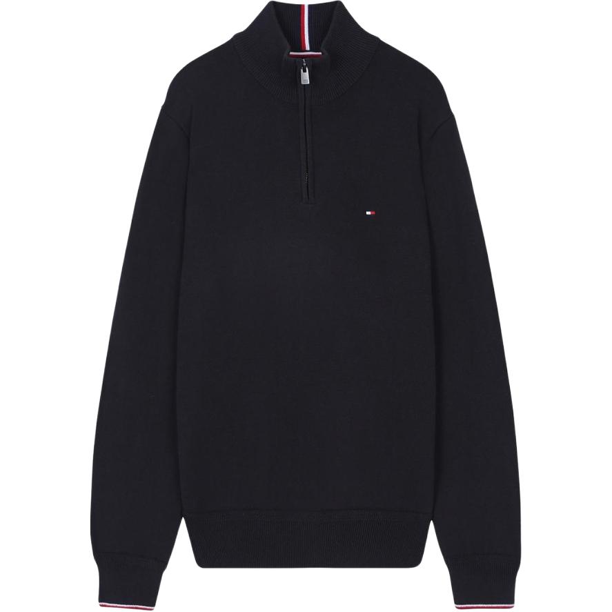 Tommy Hilfiger Трикотажный свитер мужской черный — фото 3
