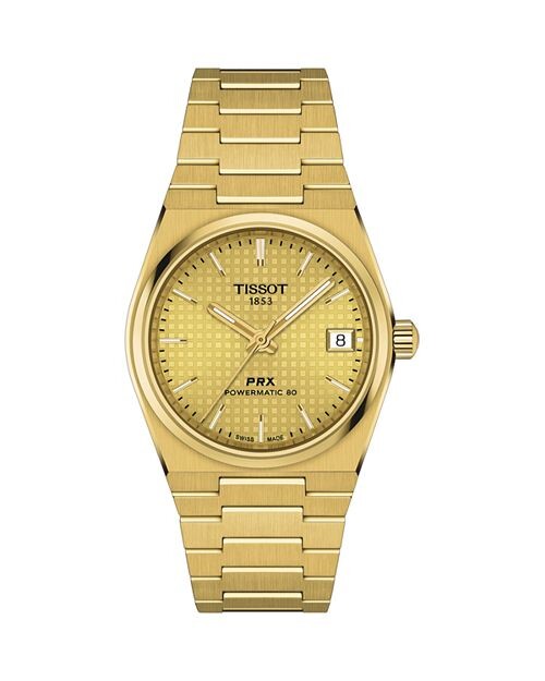 

Часы PRX Powermatic 80, 35 мм Tissot, цвет Gold