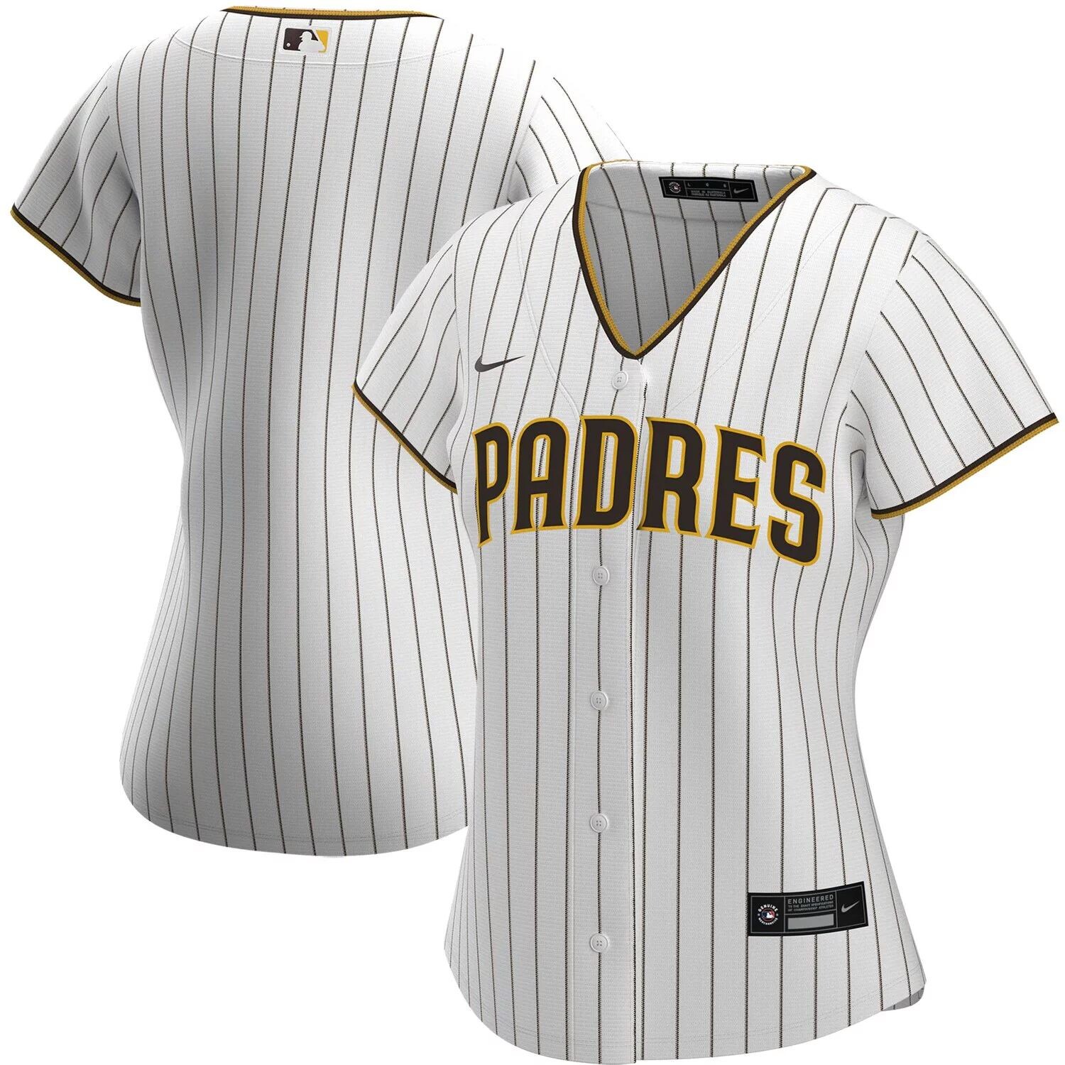 Женская белая футболка Nike San Diego Padres Home Replica Team Nike