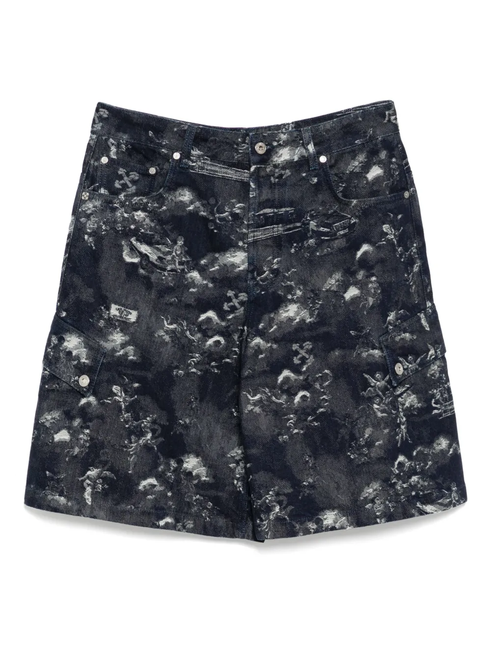 

Шорты с графическим принтом OFF-WHITE, синий