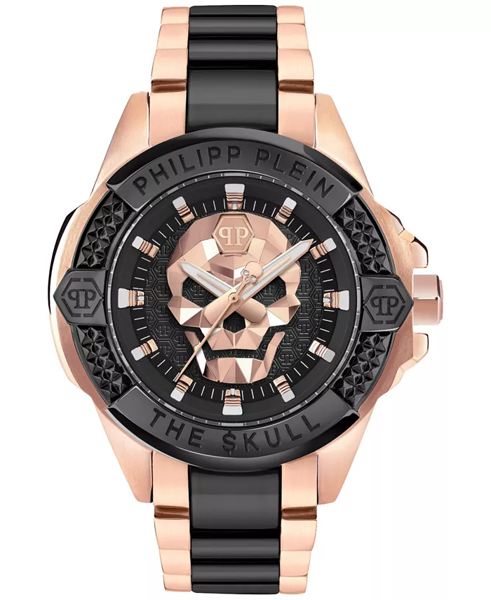 

Мужские часы-браслет The Skull Two-Tone, 44 мм Philipp Plein