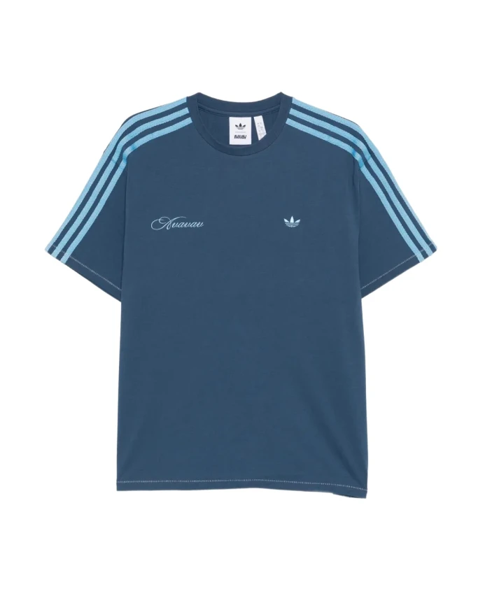 

Футболка с надписью «Av» Adidas, синий