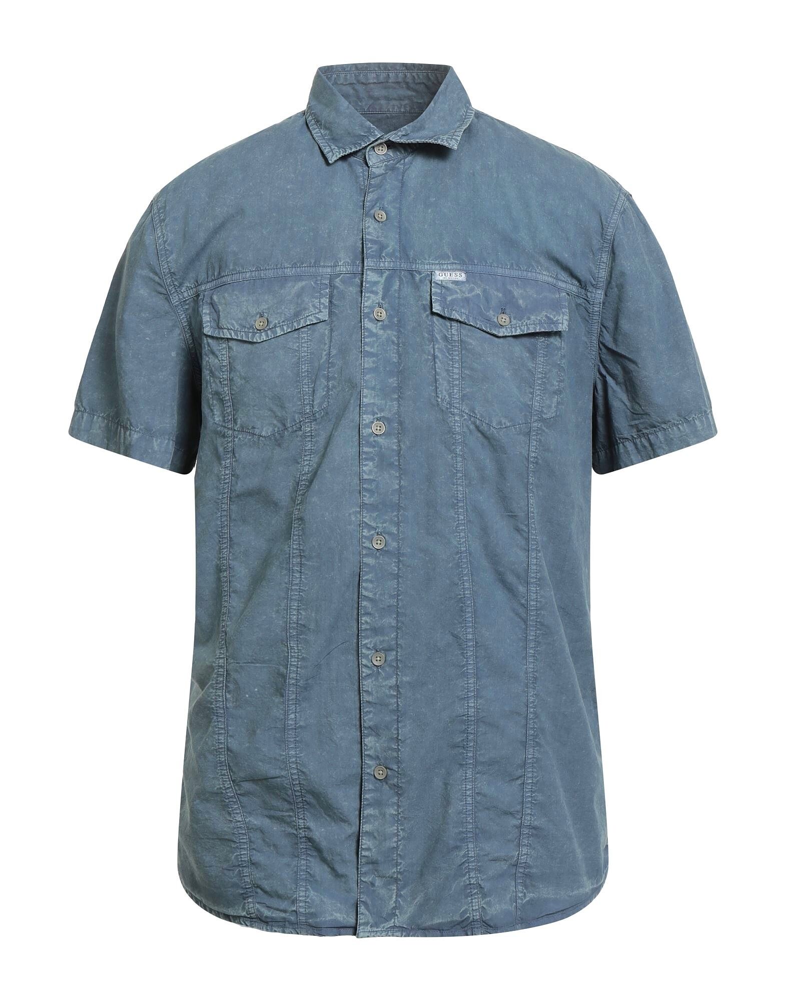 

Рубашка Guess, серо-голубой