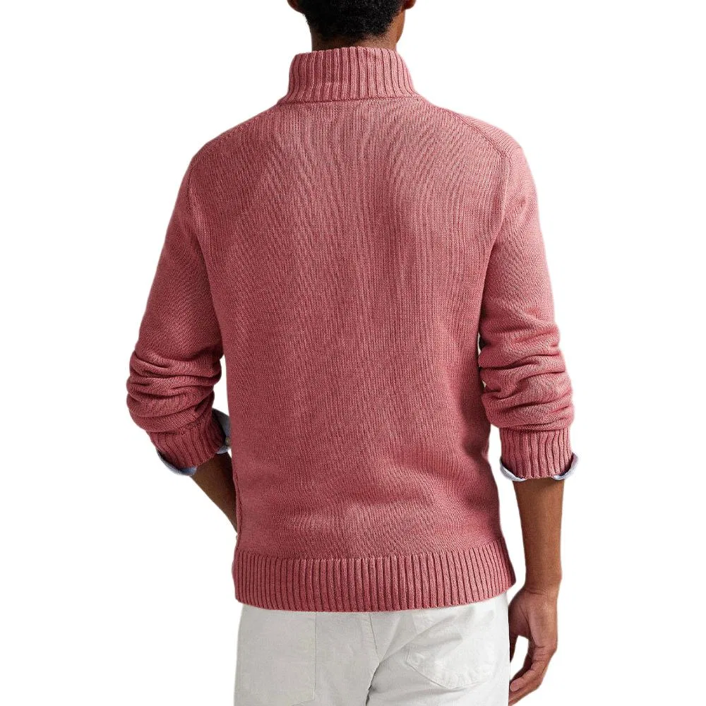Свитер с длинным рукавом zip Polo Ralph Lauren, Strawberry Heather — фото 4