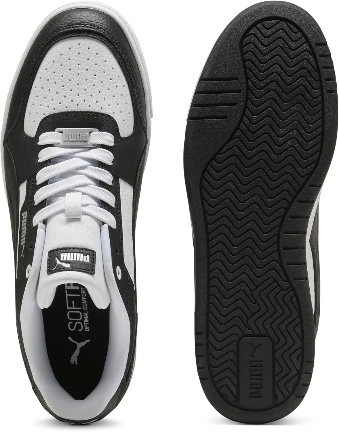Кроссовки мужские PUMA Caven III Plus, цвет Puma White/Puma Black/Puma Silver — фото 4