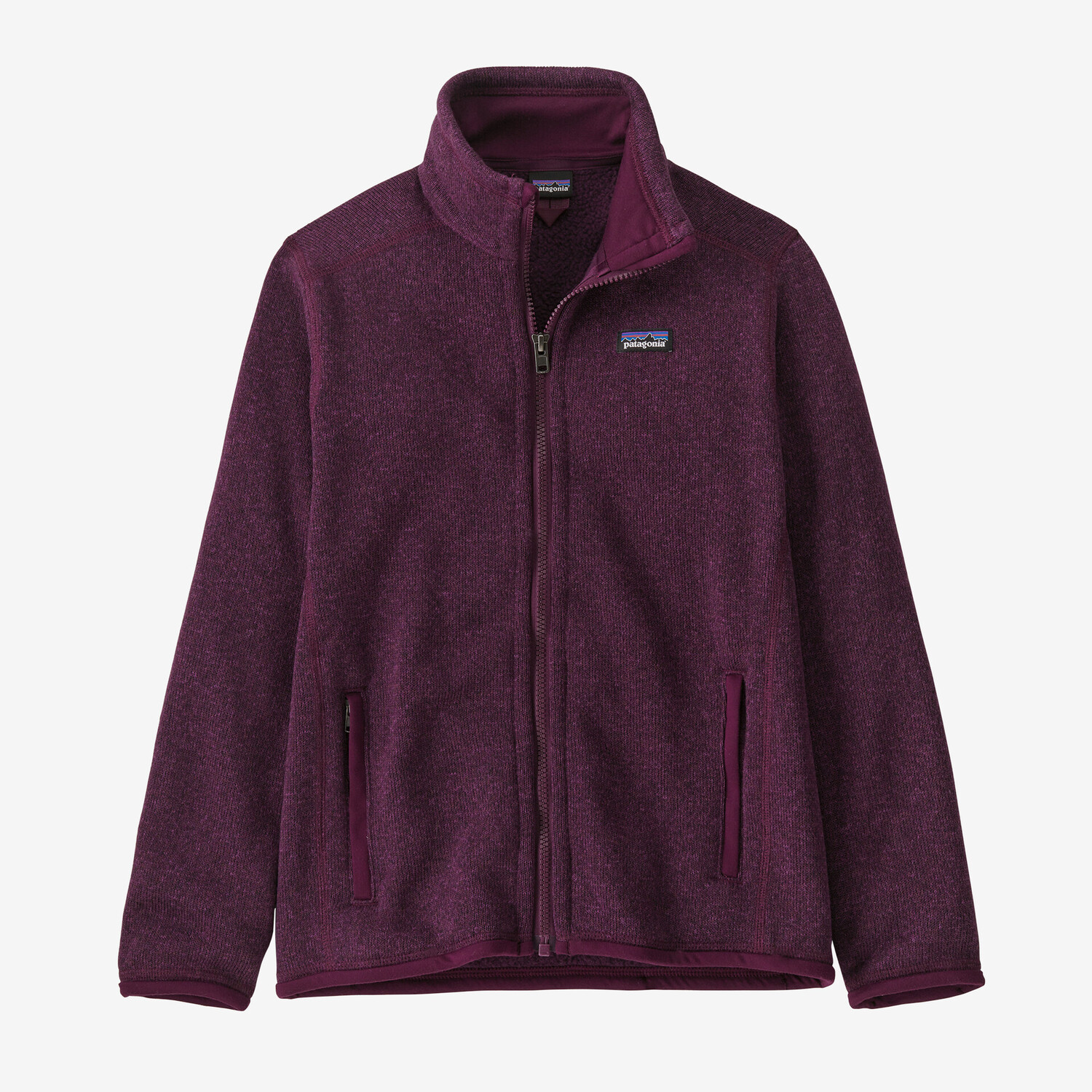 

Детский свитер, флисовая куртка Patagonia, цвет Night Plum