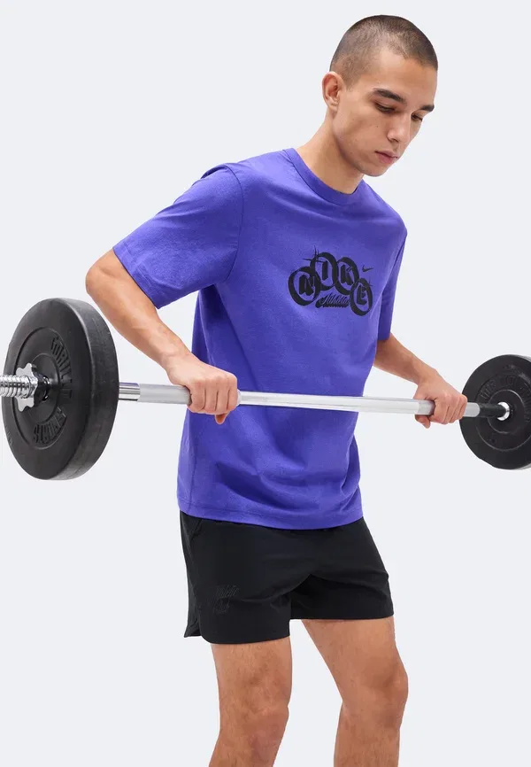 Шорты спортивные короткие Nike Performance, черный/темный дымчато-серый — фото 4