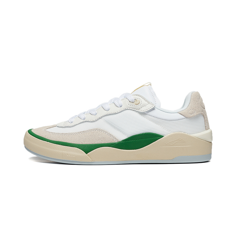 

Skategeneral Low-Top Skateboard Shoes Мужские Снежно-Яичный Молочный Серый LiNing