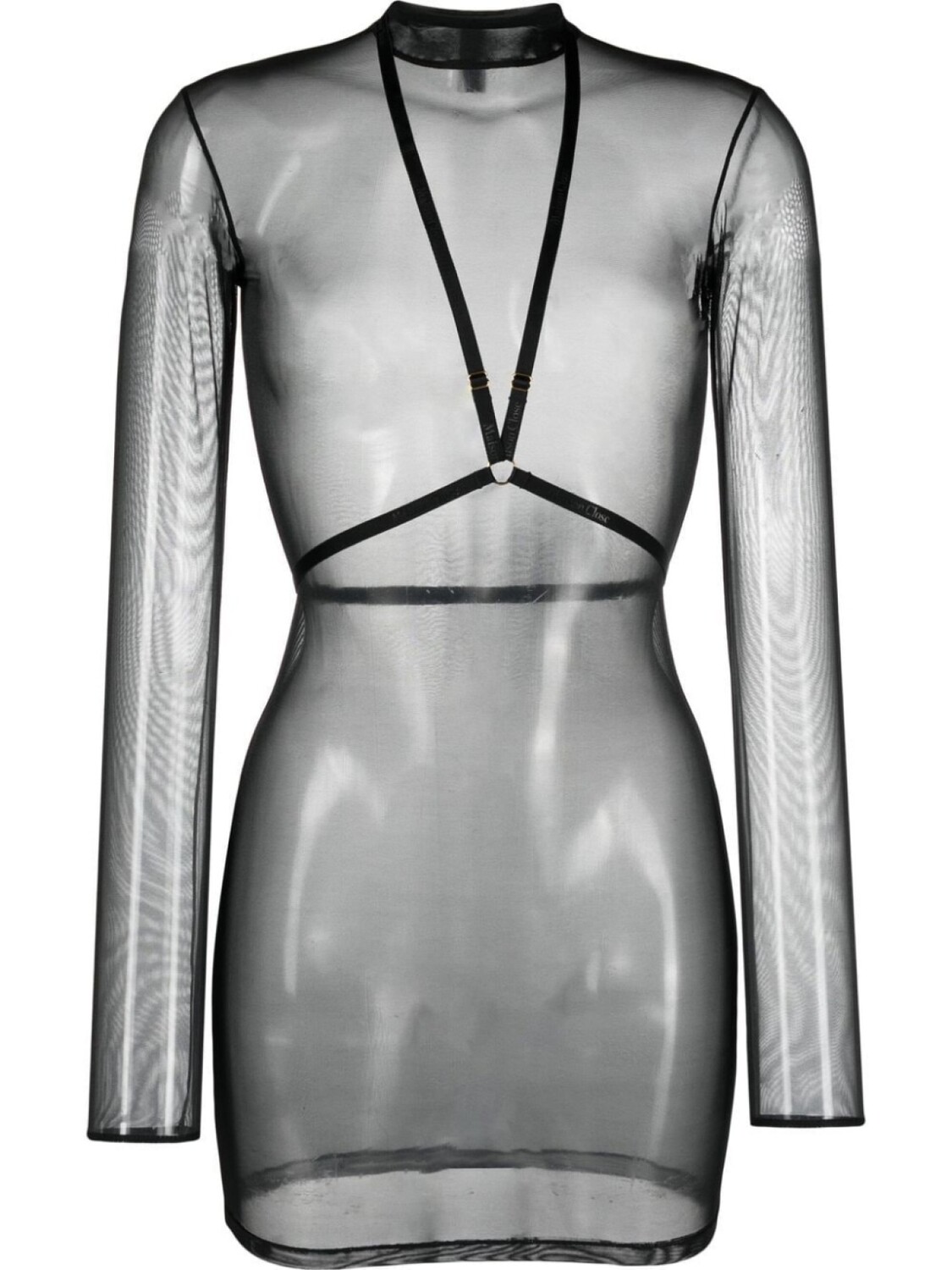 

Maison Close сетчатое платье, черный