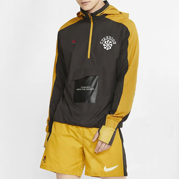 Nike Куртка мужская темная оловянно-желтая, Dark Tin Yellow — фото 4