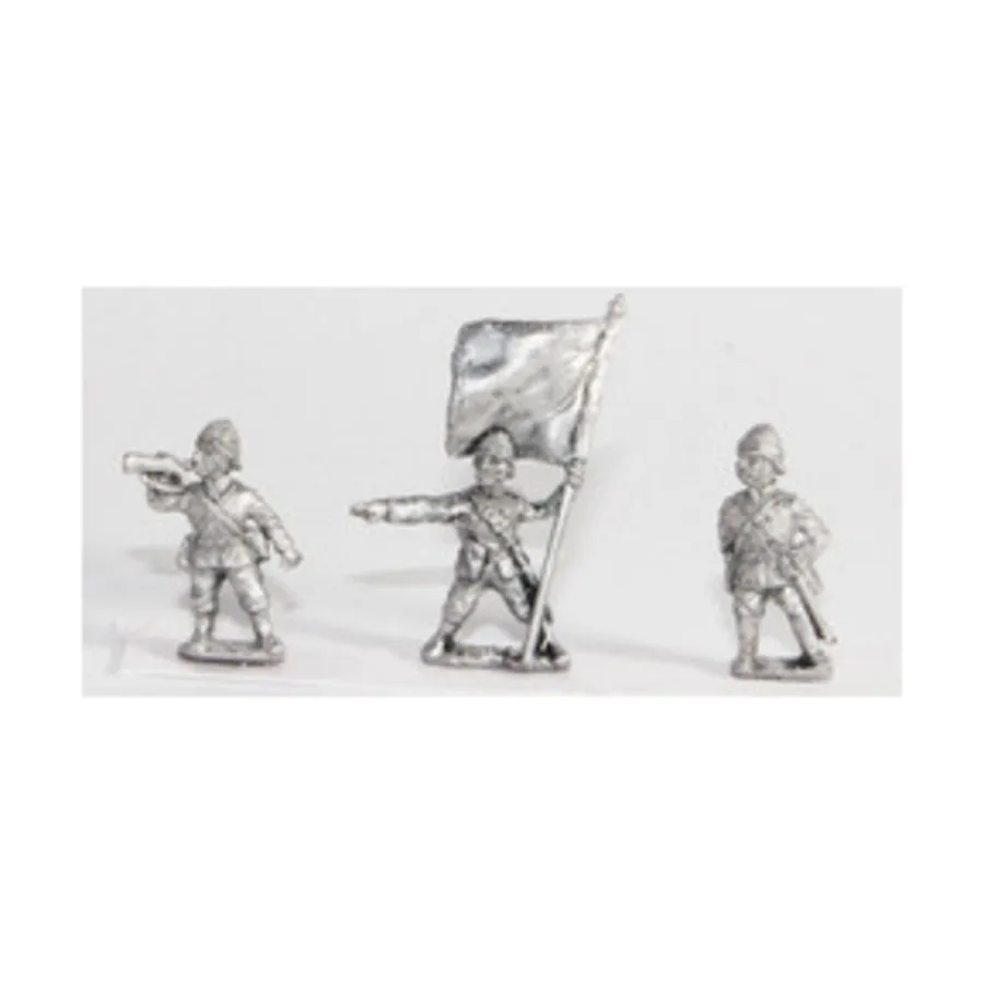 

Пехотное командование - офицеры, знаменосцы и горны., Colonial Miniatures - Zulu Wars - British (15mm)