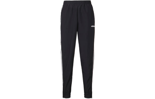 Штаны трикотажные спортивные свободные длинные штаны Adidas, черный — фото 2