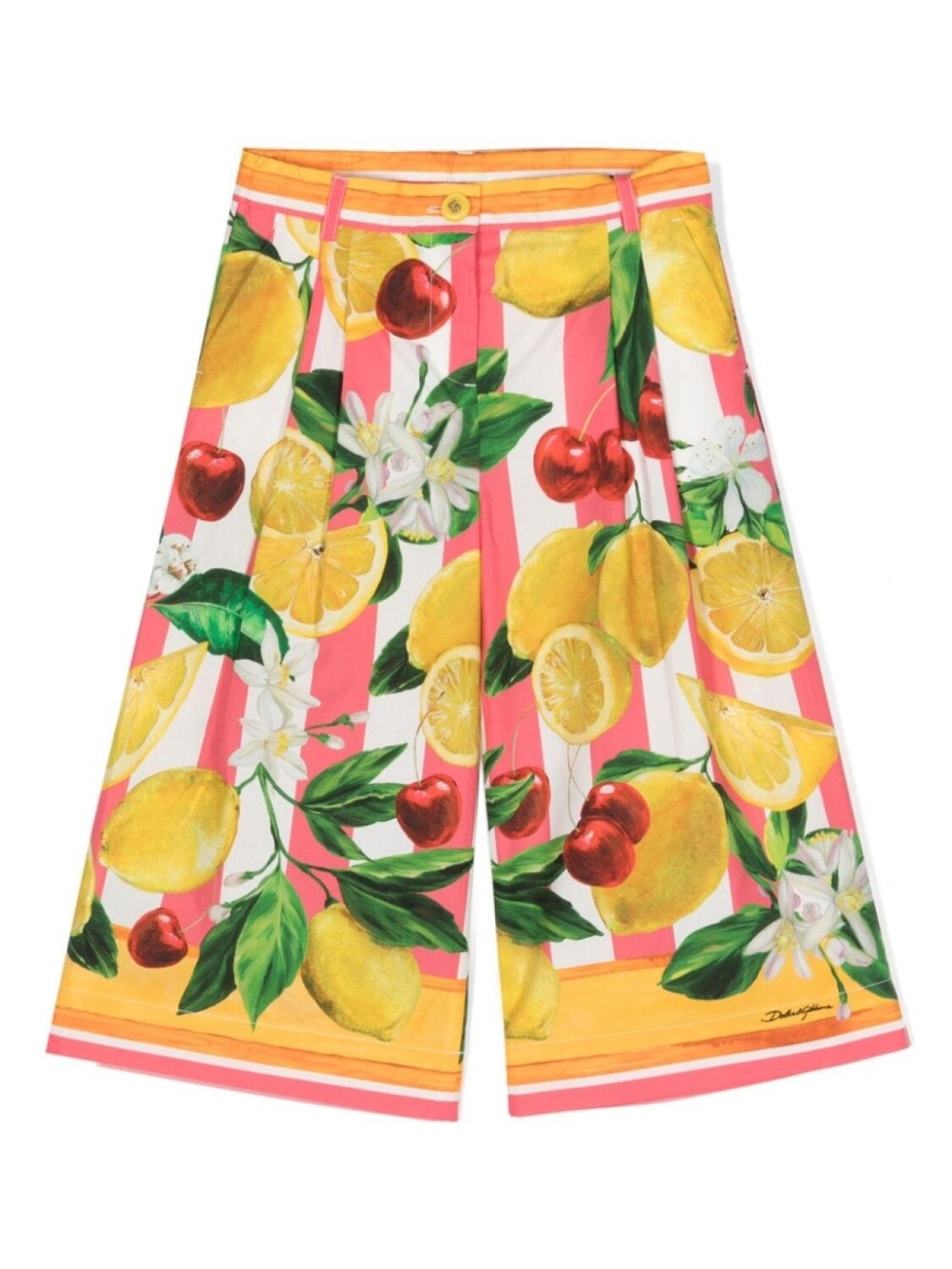 

Dolce & Gabbana широкие брюки с принтом, розовый