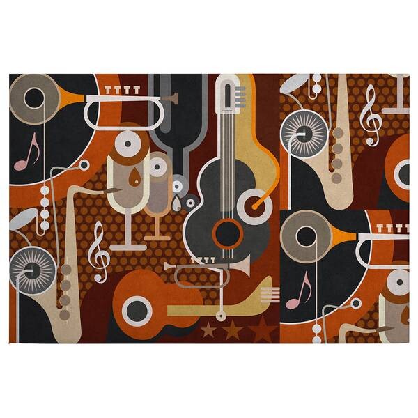 

Фреска A.S. Création Wall Of Sound II цвет orange/braun