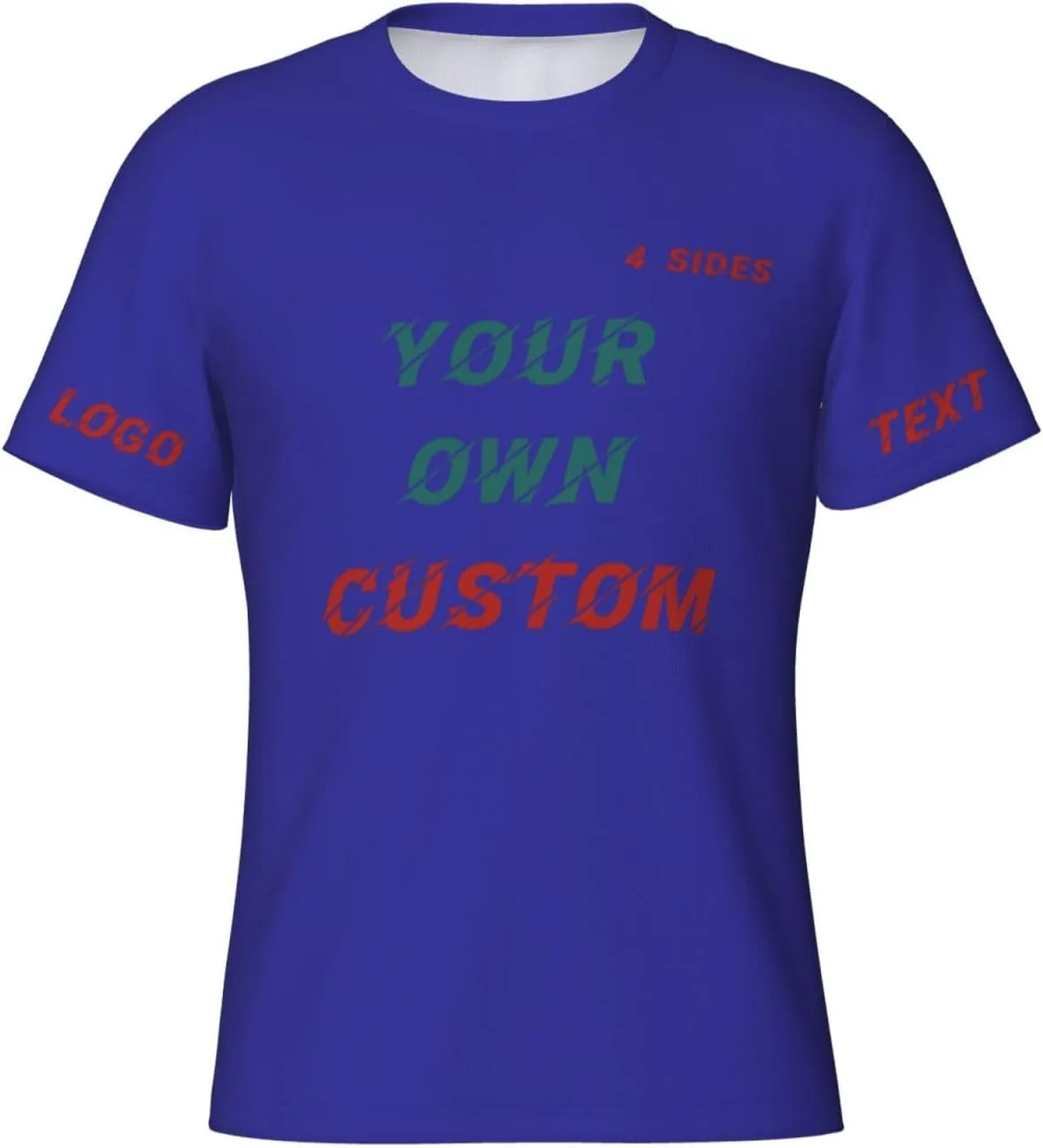 

Футболка Custom с принтом на 4 сторонах