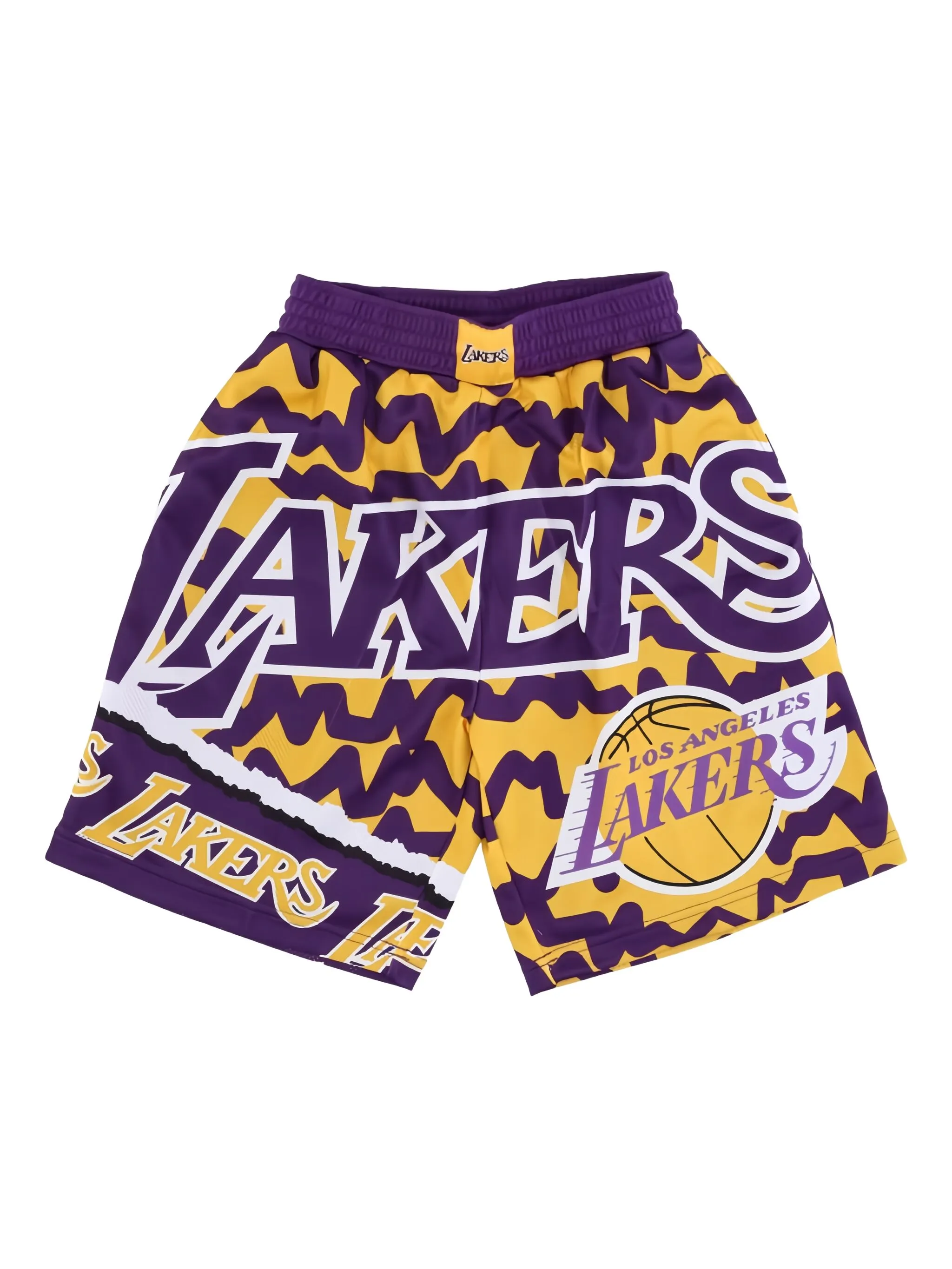 

Шорты Jumbotron 2.0 Sublimated NCAA LSU Tigers Mitchell & Ness, желтый