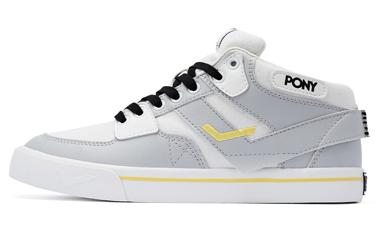 

Кроссовки PONY Atop Skateboarding Shoes Men Low-top White/gray, серый/белый