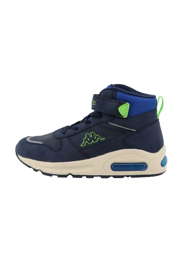 Высокие кроссовки Kappa, Navy-Lime