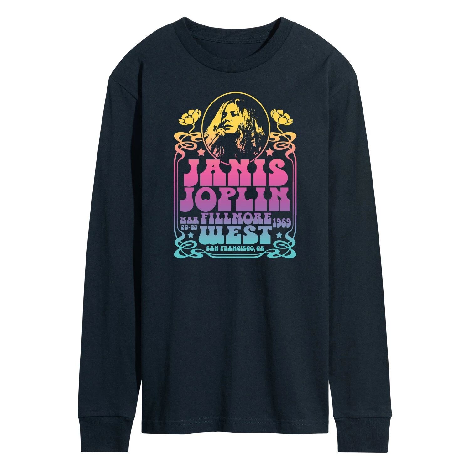 

Мужская футболка с длинными рукавами Janis Joplin Fillmore Licensed Character