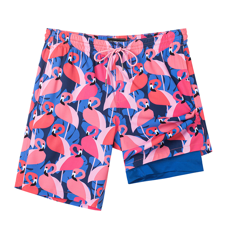

Шорты пляжные мужские Flamingo Island SURFCUZ, Flamingo Island