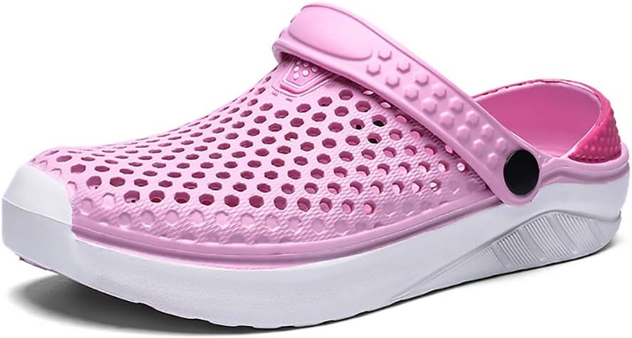 

Пляжные сандалии LONG-M унисекс с толстой подошвой, водонепроницаемые и противоскользящие, шлепанцы для женщин и мужчин, розовый