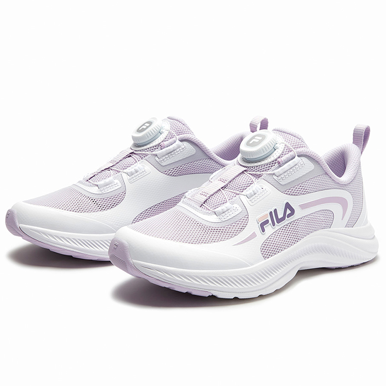 FILA KIDS Performance FPH Capsule Shoes легкие амортизирующие детские беговые кроссовки Orchid Purple/Fila White для подростков — фото 4