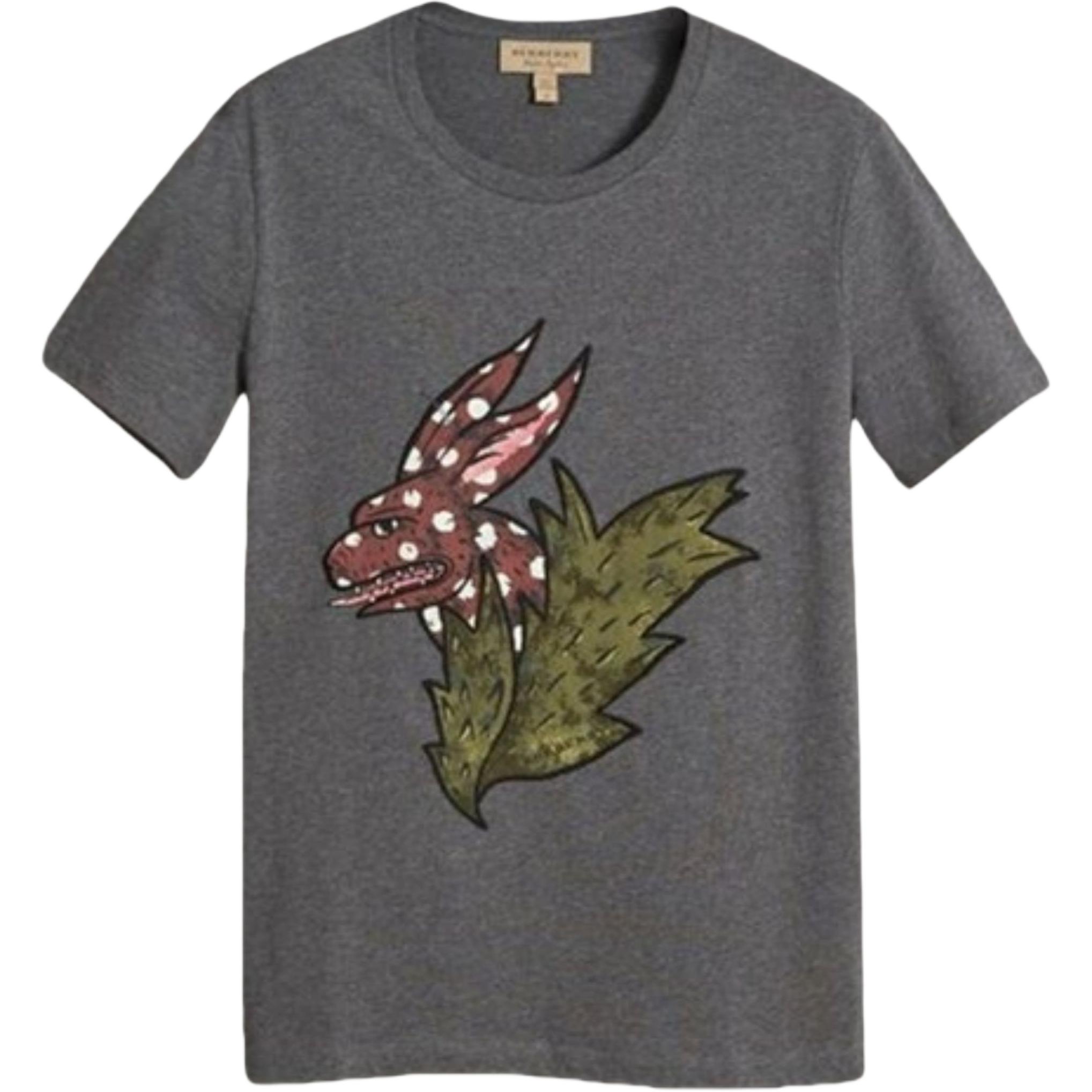 

Burberry Футболка мужская серая с круглым вырезом Moderate, Серый, Burberry Футболка мужская серая с круглым вырезом Moderate