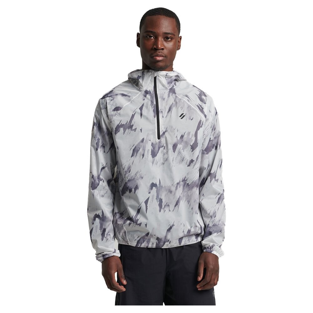 

Куртка Superdry Run Lw Waterproof Shell, серый