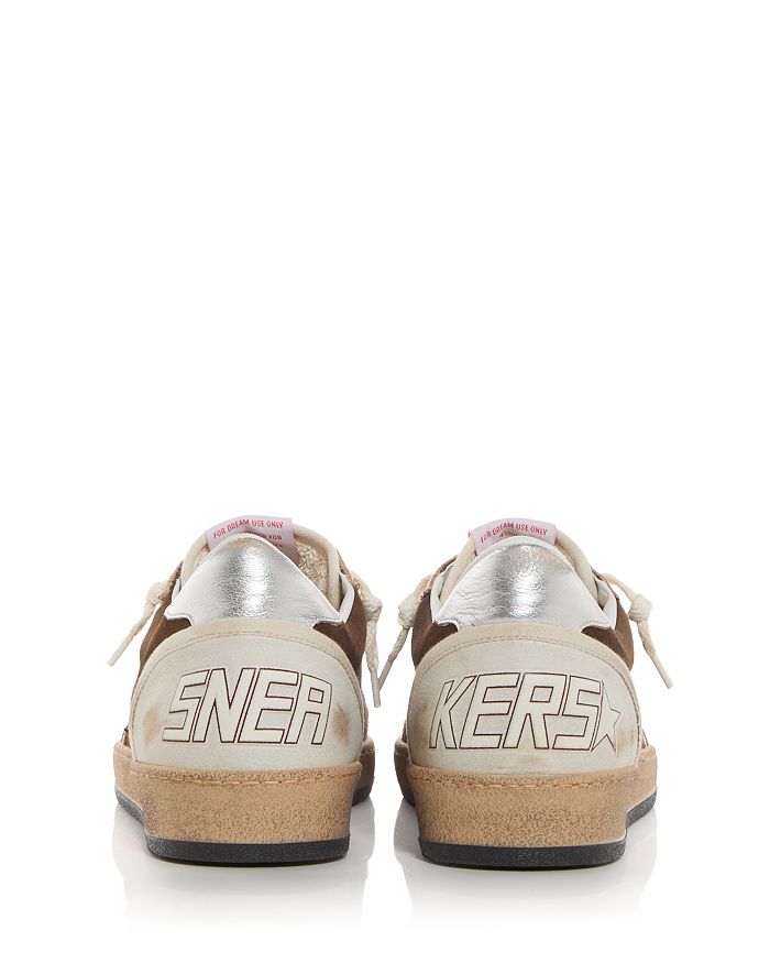 Унисекс кроссовки Ball Star Low Top Golden Goose, красный — фото 4