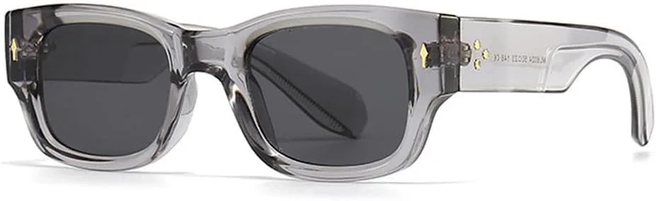 

Модные мужские солнцезащитные очки в стиле панк с заклепками, ретро, ​​темно-зеленые, женские солнцезащитные очки с защитой от УФ-излучения UV400 HVTVTLA, Grey Grey