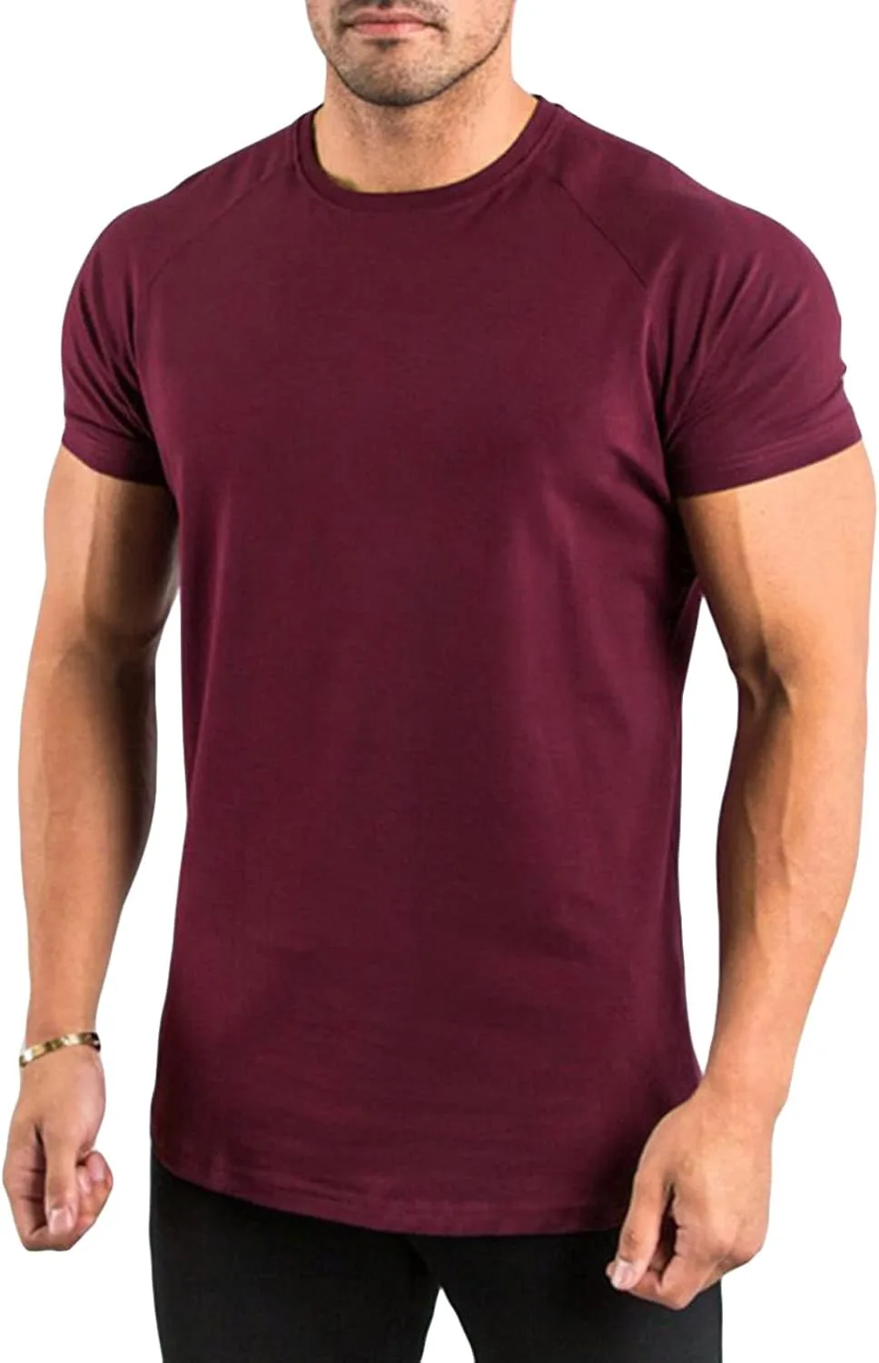 

Мужская футболка Muscle Cotton для тренировок JEKE-DG