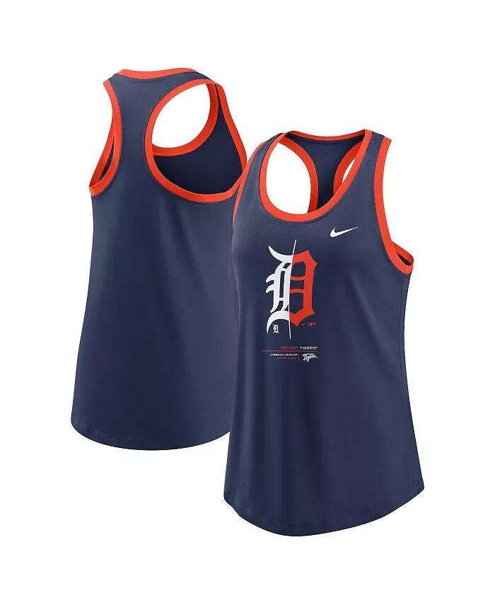 

Женская майка-топ Navy Detroit Tigers Tech Nike