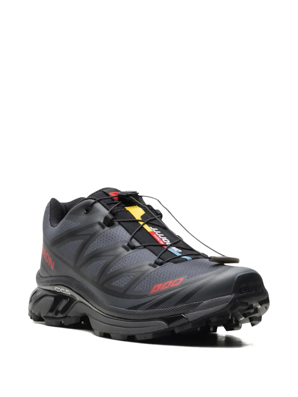 Кроссовки XT-6 "JJJJound - черный/огненно-красный" Salomon — фото 2