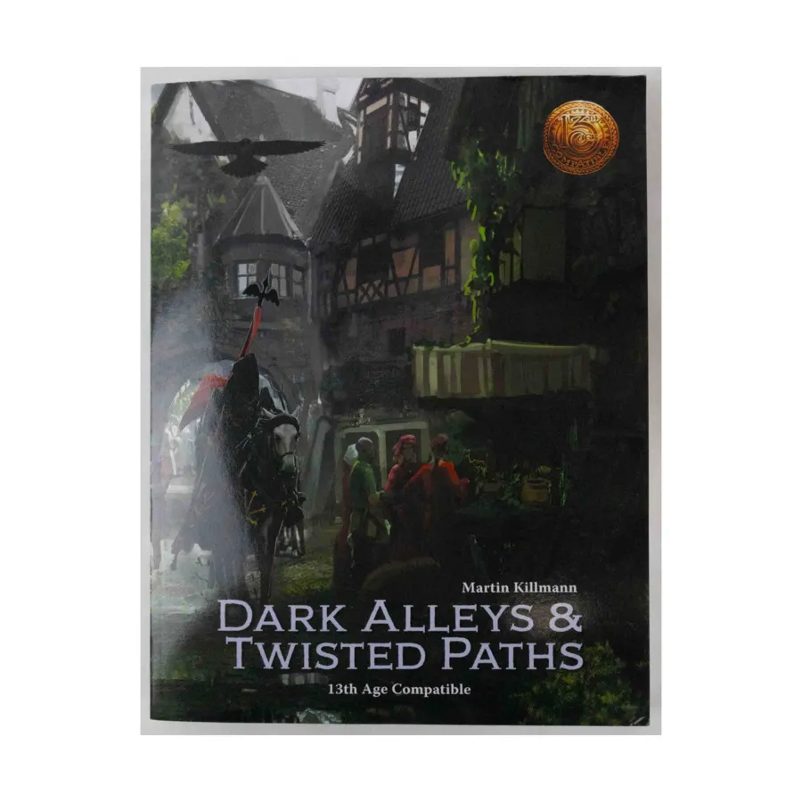 

Dark Alleys & Twisted Paths (POD, Standard Color), 13th Age (Kinoko Games), мягкая обложка