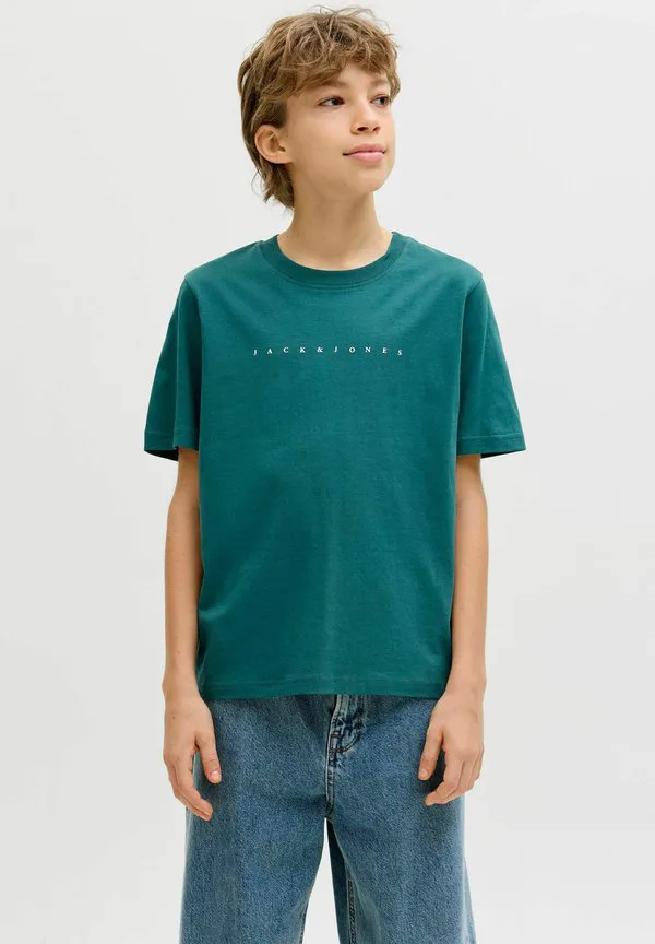 Футболка jjestar с принтом ss Jack & Jones Junior, Atlantic Deep — фото 2