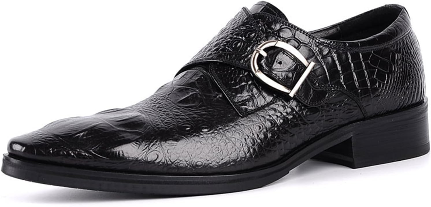 

Мужские свадебные туфли FOBOINED, классические оксфорды из кожи, зауженный носок, деловые туфли для мужчин, черный