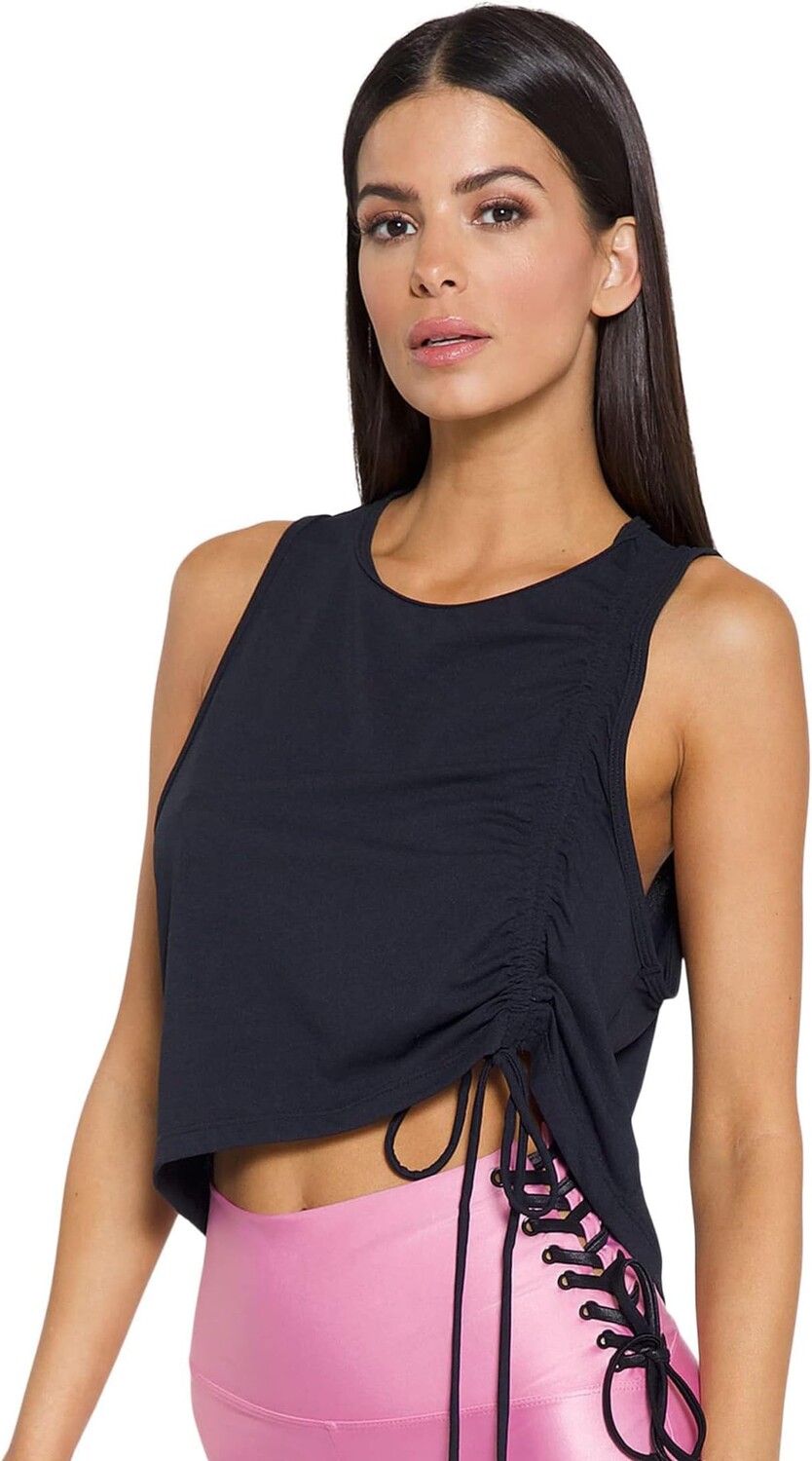 

Топ Koral Trinket Crepe Tank, черный