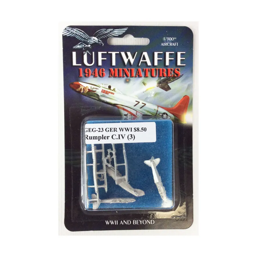 

Румплер C-IV, Luftwaffe 1946 Miniatures - Germany (1:300)