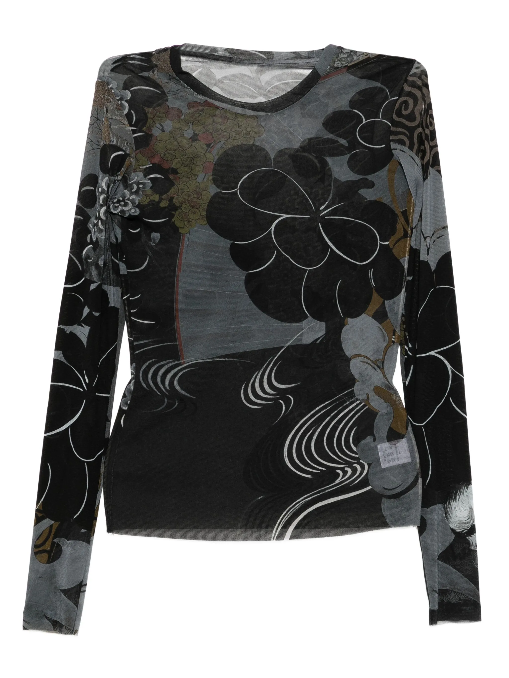 

Футболка с длинными рукавами Jnby, черный