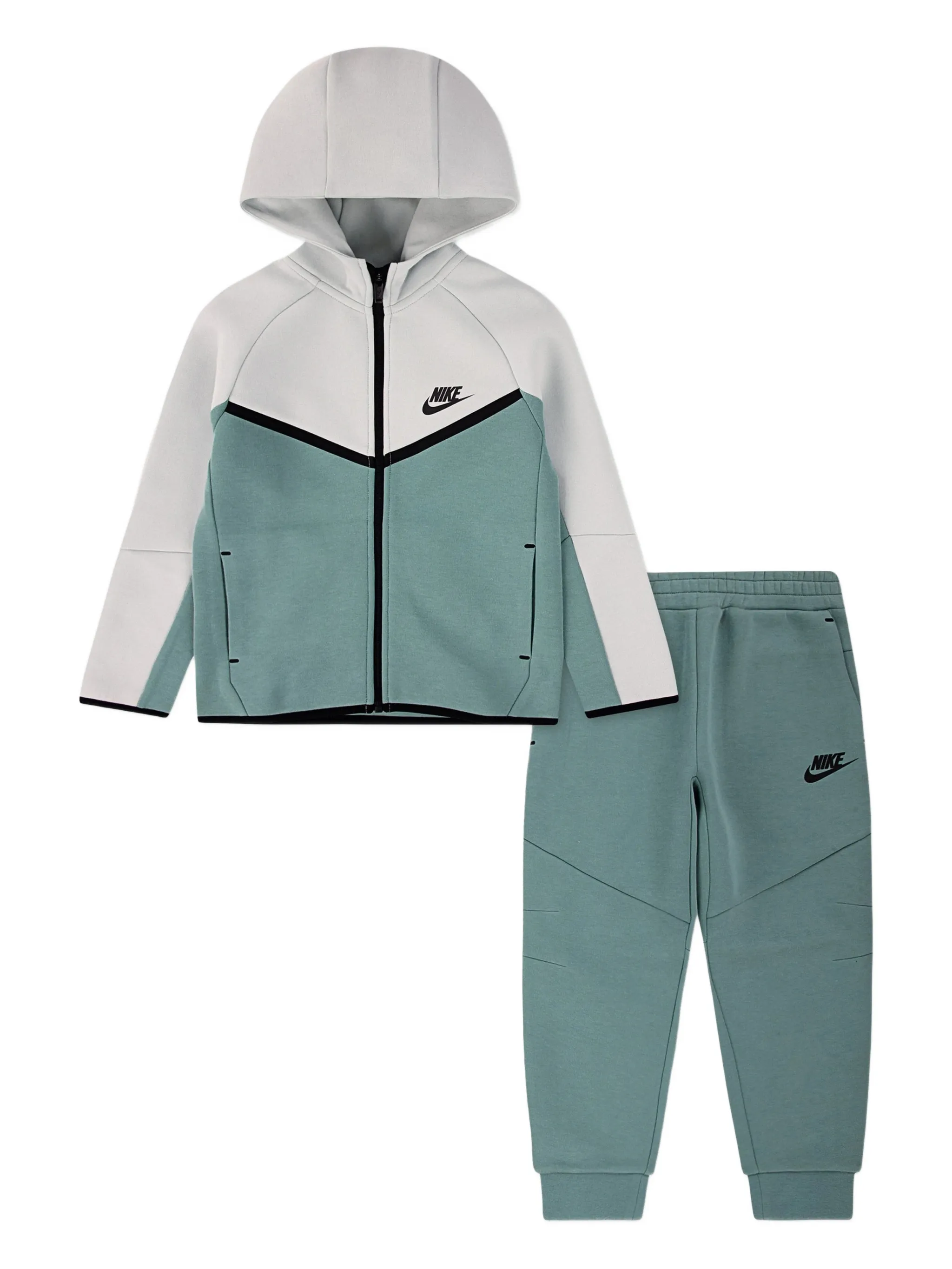 

Спортивный костюм с вышитым логотипом Nike Kids, зеленый
