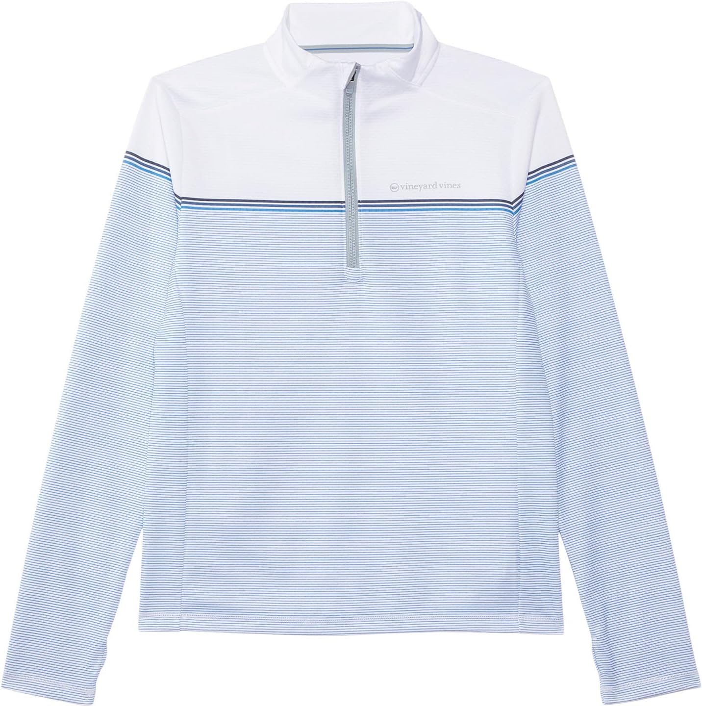 

Толстовка Vineyard Vines Kids Sankaty 1/4 Zip, цвет Club Blue
